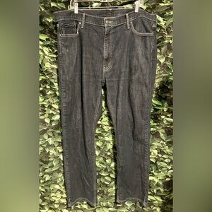 Levi's 541 Athletic Straight Leg Mens Jeans Dark Blue 42X30 inseam measures 28"